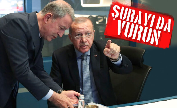 Erdoğan, harekat merkezinde
