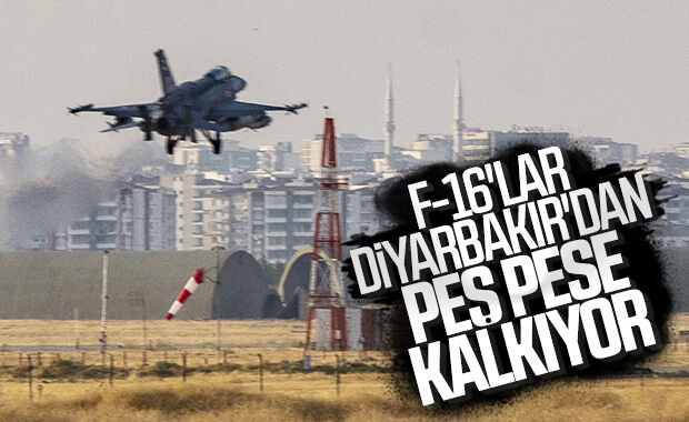 Jetler Diyarbakır'dan Barış Pınarı için havalanıyor