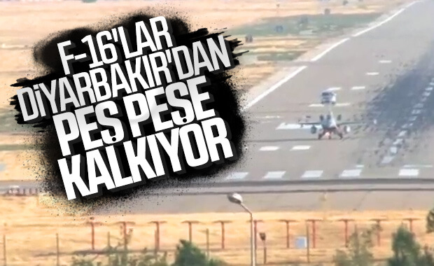 Jetler Diyarbakır'dan Barış Pınarı için havalanıyor