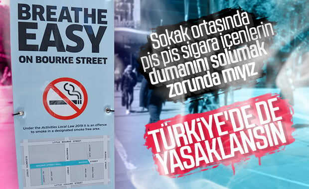 Avustralya'nın en işlek caddesinde sigara yasağı