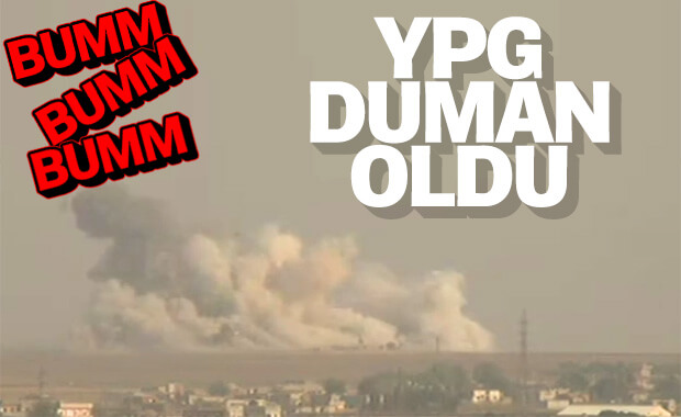 Türk jetleri Resulayn'ı vuruyor