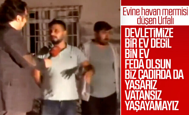 YPG'nin attığı havan Akçakale'de bir eve isabet etti