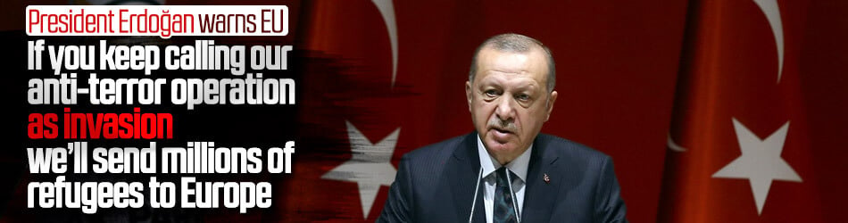 Erdoğan urges EU countries on Operation Peace Spring