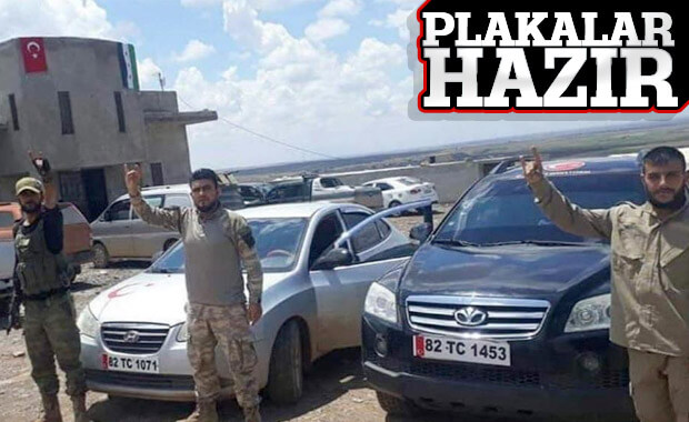 Suriye Milli Ordusu'nun araçları da Barış Pınarı Harekatı için hazır
