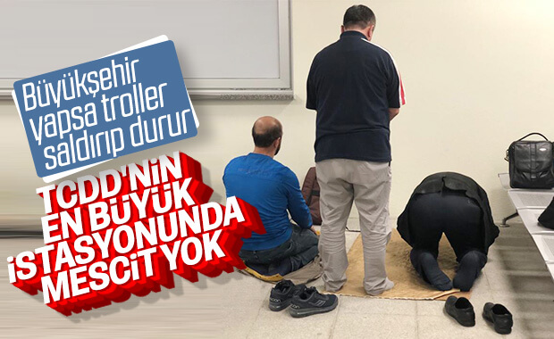Söğütlüçeşme Marmaray istasyonunda mescit yok