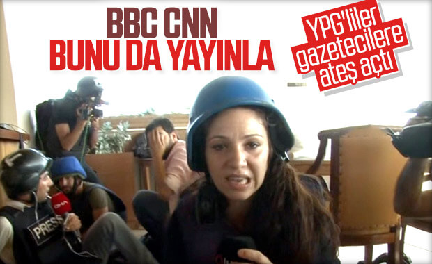 YPG, gazetecilere ateş açtı