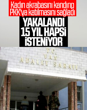 Van'da akrabasını PKK'ya dahil eden kişiye ceza