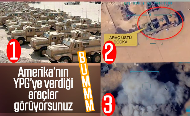 İHA'larımız YPG'lileri avladı