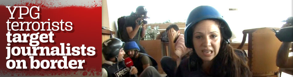 YPG terrorists target journalists on Turkish border