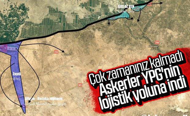Suriye Milli Ordusu askerleri stratejik kara yoluna ulaştı