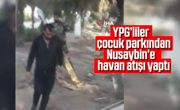 YPG/PKK'lı teröristler Nusaybin'e parktan havan topu attı