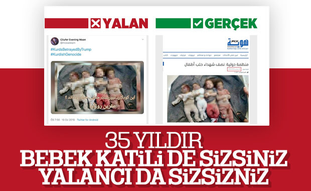 Barış Pınarı Harekatı'nda teröristlerin yalanları