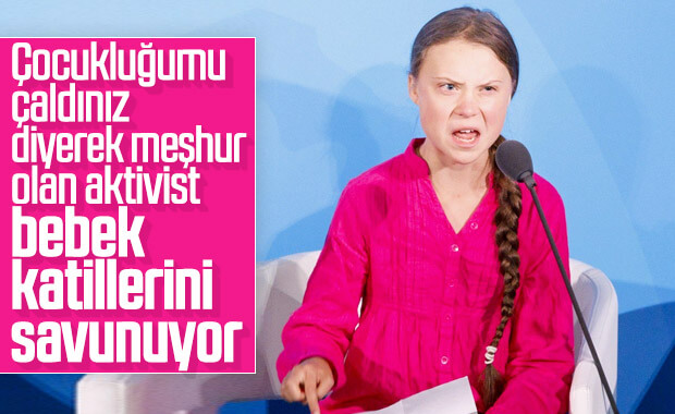 Aktivist Greta Thunberg'den YPG paylaşımı