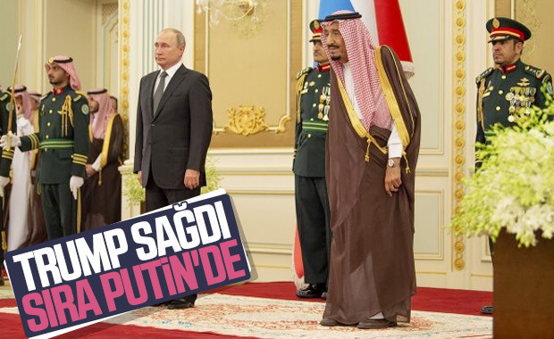 Putin, Suudi Arabistan'da