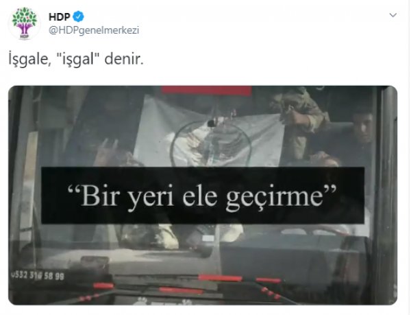 HDP, Mehmetçik'in operasyonunu işgal olarak gördü