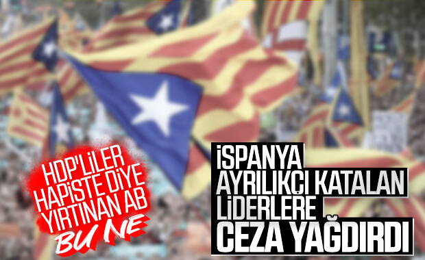 İspanya'da ayrılıkçı Katalan siyasilere hapis cezaları