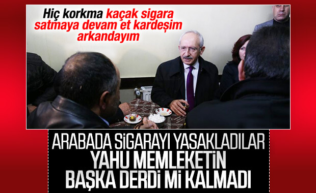 Kemal Kılıçdaroğlu, arabada sigara yasağını eleştirdi