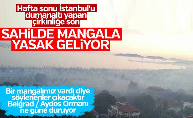 İstanbul'da sahillerde mangala yasak gelebilir