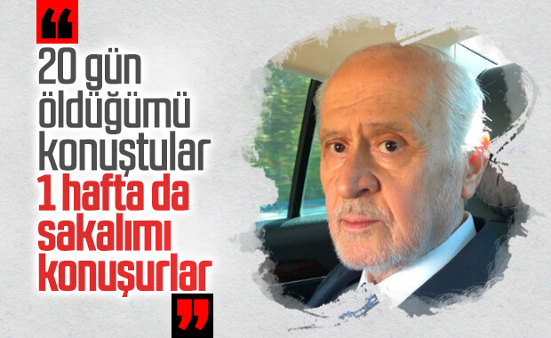 Devlet Bahçeli, sakalı hakkında konuştu