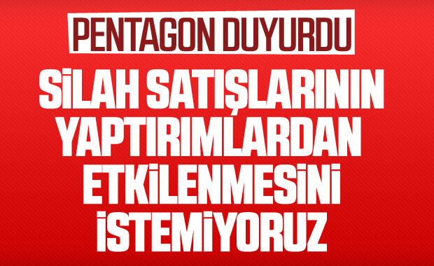Pentagon: Türkiye'ye silah satmaya devam edelim
