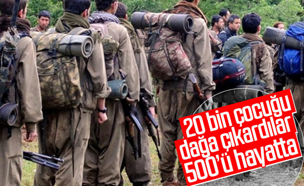 PKK 35 yılda 20 bin çocuğu dağa çıkardı