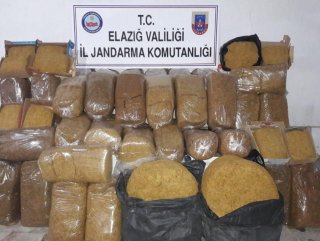 Jandarma, 600 kilogram kaçak tütüne el koydu  