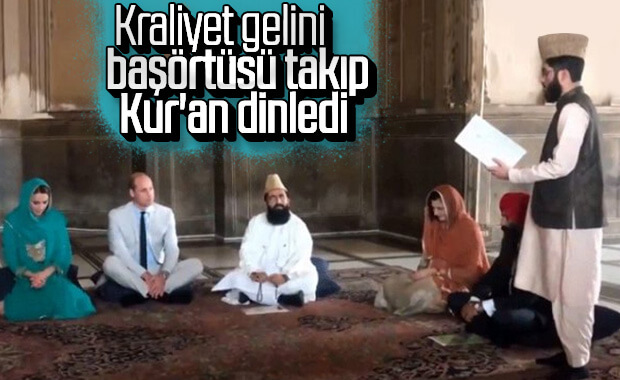 Kraliyet gelini Kur'an dinledi