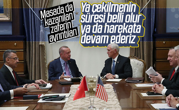 ABD'yle Cumhurbaşkanlığı'nda yapılan görüşmenin detayları