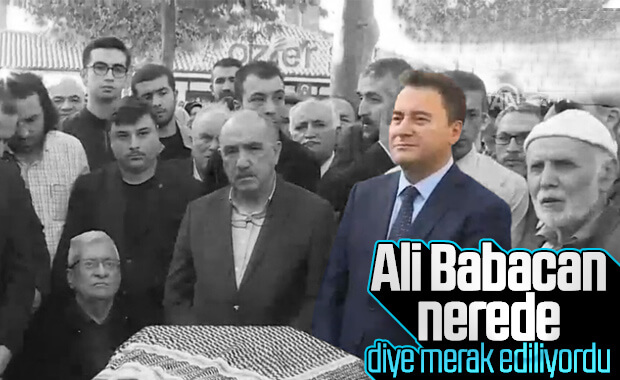 Ali Babacan, Nuri Pakdil'in cenazesine katıldı