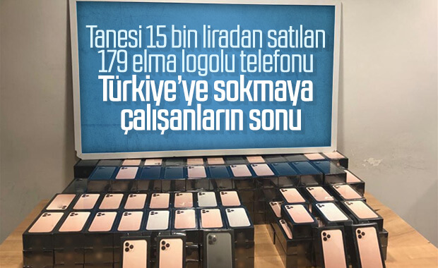 Havalimanında 179 adet iPhone ele geçirildi