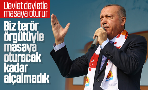 Erdoğan Kayseri Toplu Açılış Töreni'nde 