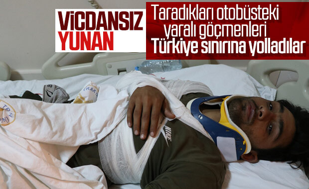 Yunanistan yaralı göçmenleri zorla geri gönderiyor