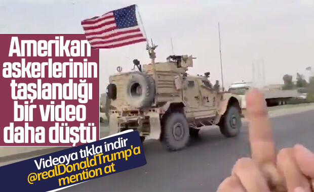 YPG'lilerin Amerikalıları taşladığı yeni görüntüler