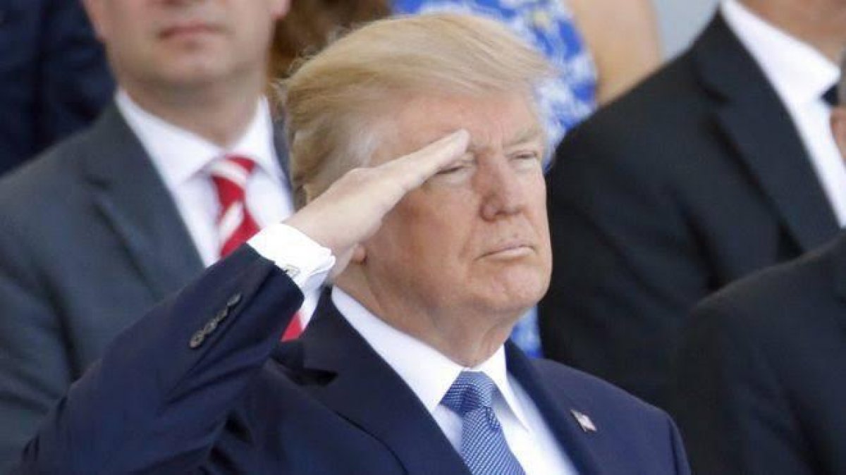 Trump'tan asker selamı