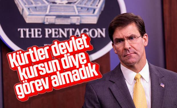 ABD Savunma Bakanı: Kürtler devlet kursun diye görevlendirilmedik
