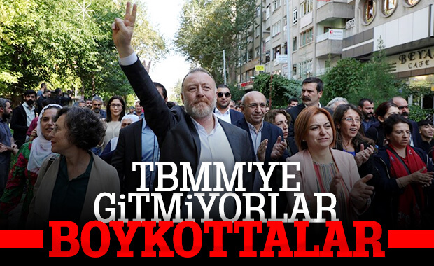 HDP Meclis'te değil protestoda