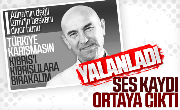 Tunç Soyer'in Kıbrıs sözlerinin ses kaydı
