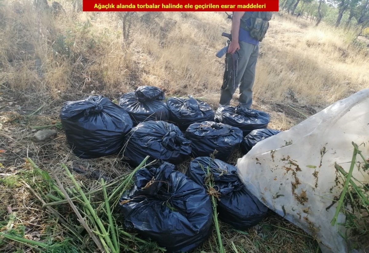 Diyarbakır'da 4 ton esrar ele geçirildi