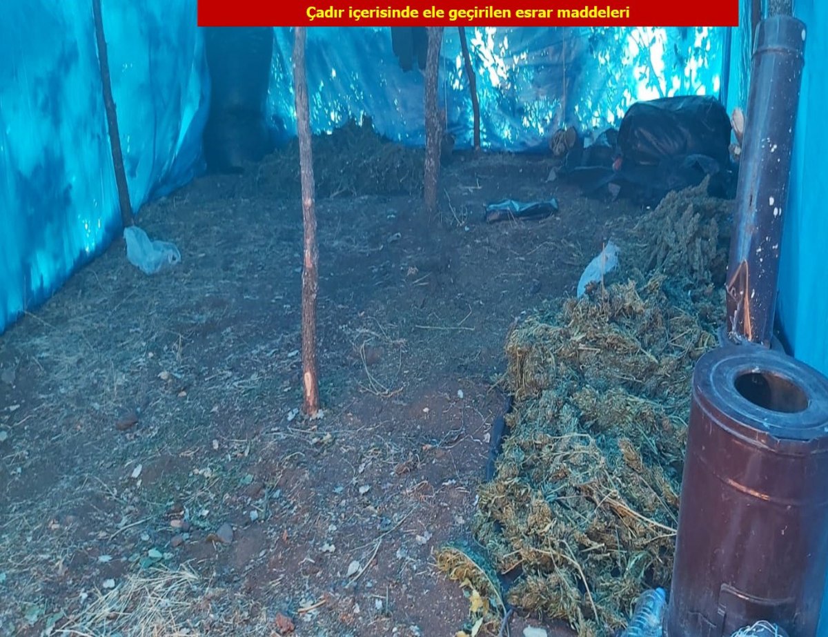 Diyarbakır'da 4 ton esrar ele geçirildi