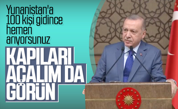 Erdoğan, AB'ye mülteci uyarısını yineledi