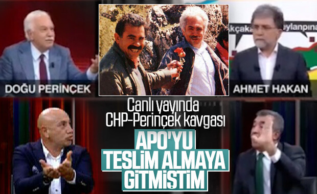 Perinçek, canlı yayında CHP'lilerle kavga etti 