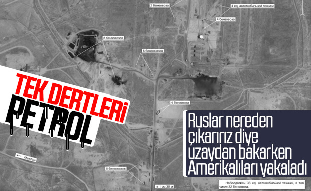 Rusya, Amerika'nın petrol çalışmalarını görüntüledi