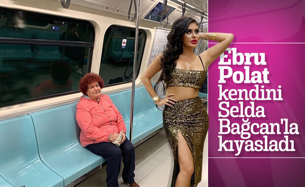 Ebru Polat, metroya binen Selda Bağcan'a cevap verdi