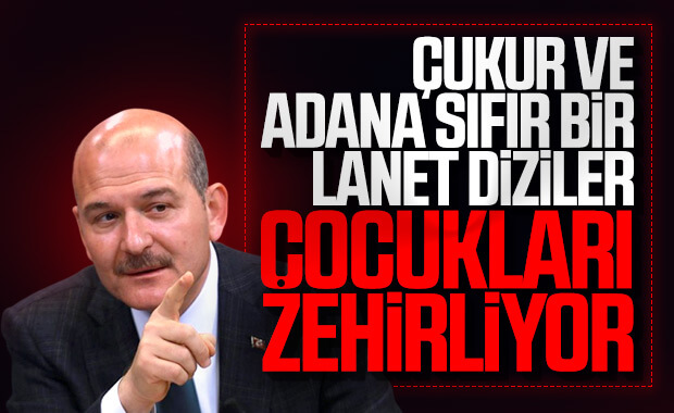 Süleyman Soylu, diziler için sert konuştu