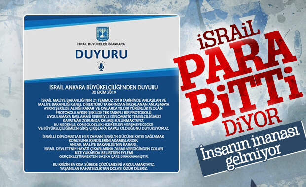 İsrail elçilikleri grev nedeniyle kapatıldı