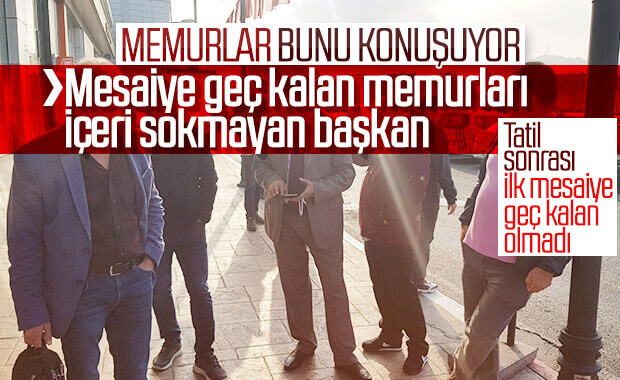 Karabük Belediyesi'nde herkes işe zamanında geldi