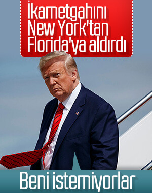ABD Başkanı Donald Trump, Florida'ya taşındı