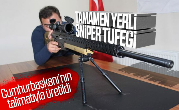 Cumhurbaşkanı Erdoğan istedi: Yerli sniper tüfeği hazır