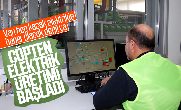 Van'da çöpten 35 bin hanenin elektrik ihtiyacı karşılanacak