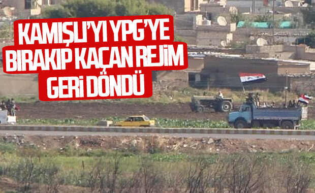 Kamışlı'da rejim güçleri, YPG kontrolündeki bölgede
